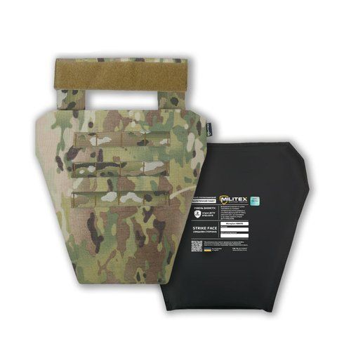 Защита паха (напашник-фартук) Militex с баллистической защитой 2 класс cordura USA Мультикам 10956 фото