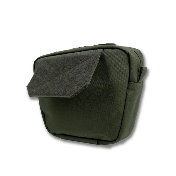 Сумка-напашник M Kiborg з балістичним пакетом 1 клас захисту Militex GU Сordura Khaki 10857 фото