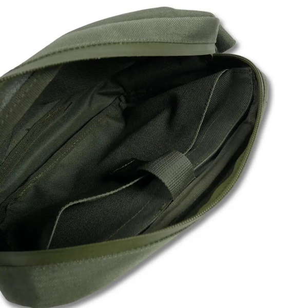 Сумка-напашник M Kiborg з балістичним пакетом 1 клас захисту Militex GU Сordura Khaki 10857 фото