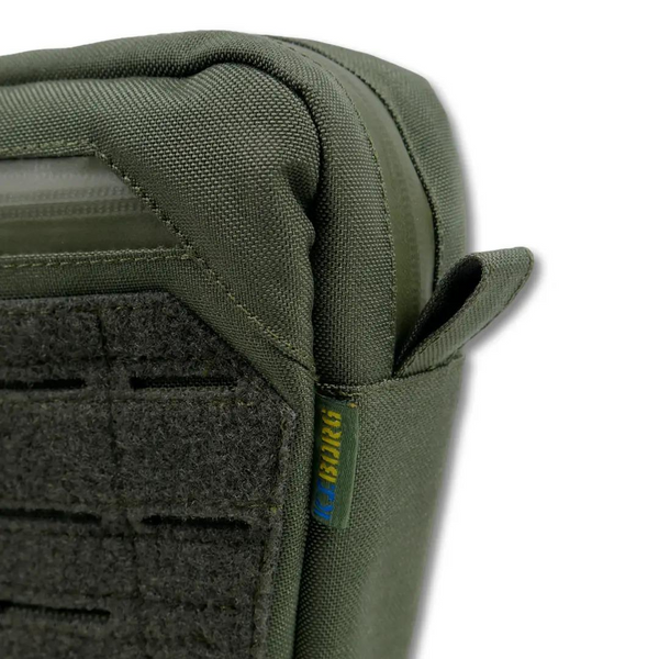 Сумка-напашник M Kiborg з балістичним пакетом 1 клас захисту Militex GU Сordura Khaki 10857 фото