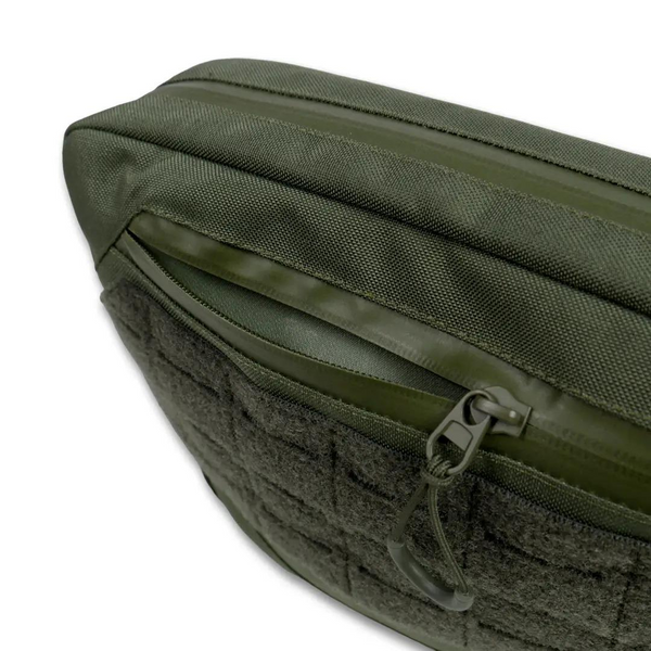 Сумка-напашник M Kiborg з балістичним пакетом 1 клас захисту Militex GU Сordura Khaki 10857 фото