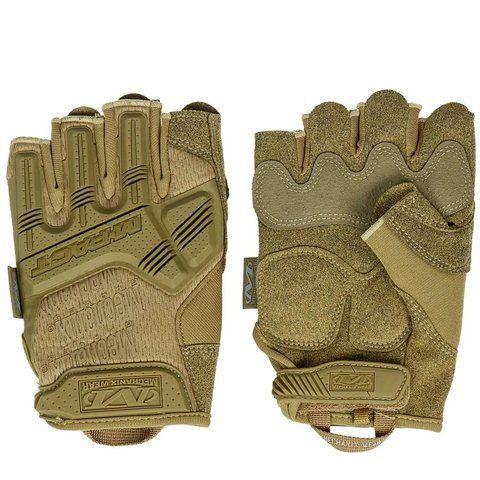 Перчатки койот Mechanix M-Pact Fingerless 10348 фото