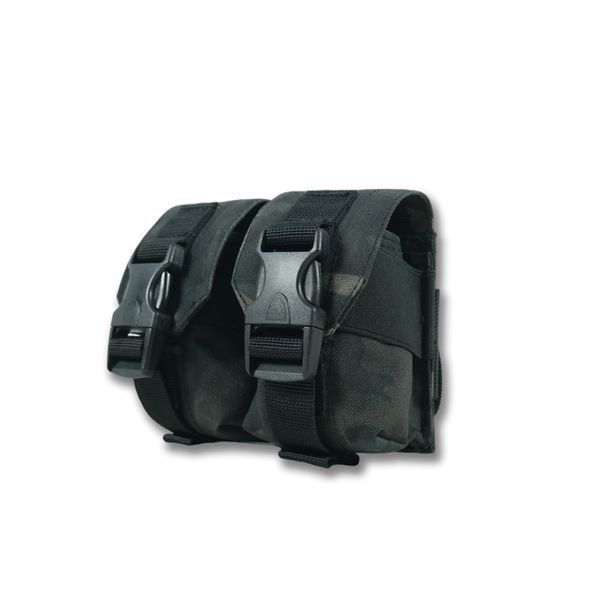 Підсумок під 2 гранати Kiborg GU Double Mag Pouch (Чорний мультикам) 3887 фото