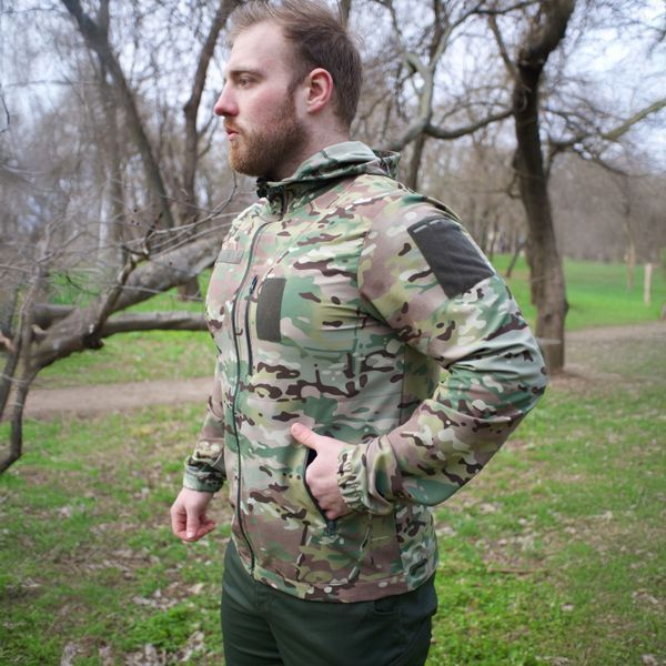 Куртка тактическая Klost Double Weave HOOD мультикам KL-1949.4.S фото