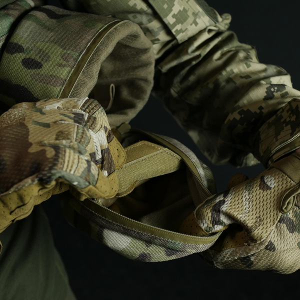 Підсумок Militex (M) для захисту навушників навушники Cordura original USA Мультикам 14179 фото