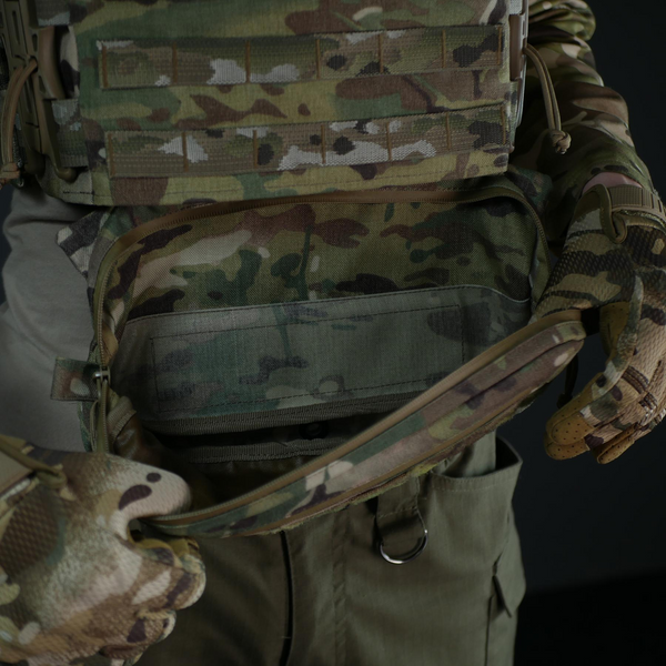 Подсумок под защиту живота Militex Мультикам с Cordura original USA (M) 15727 фото