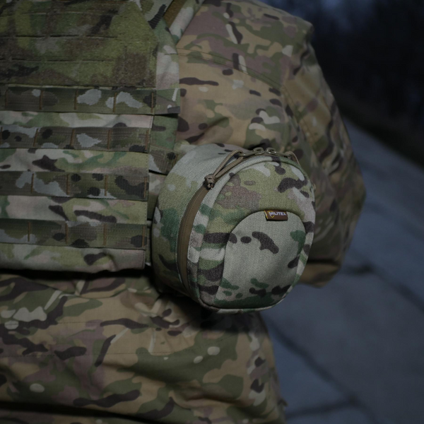 Подсумок Militex (L) для защиты наушников наушники Cordura original USA Мультикам 14180 фото