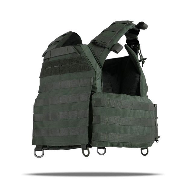 Комплект бронезахисту Kiborg GU gen.2 + плити NIJ IV + пакети Militex 2 класу &mdash; Хакі 15808 фото