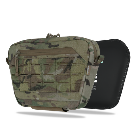 Комплект сумка-напашник M Мультикам + баллистической защитой 2 класса Cordura original USA Militex 15733 фото