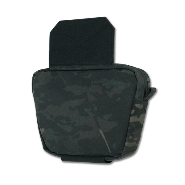 Сумка-напашник M Kiborg с баллистическим пакетом 2 класс защиты PE Militex GU Сordura Black Multicam 10866 фото