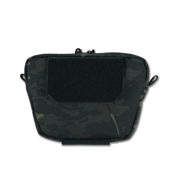 Сумка-напашник M Kiborg с баллистическим пакетом 2 класс защиты PE Militex GU Сordura Black Multicam 10866 фото