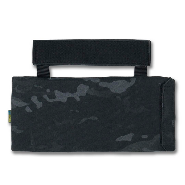 Захист попереку з балістичним пакетом 1 клас захисту Kiborg Black Multicam 10709 фото