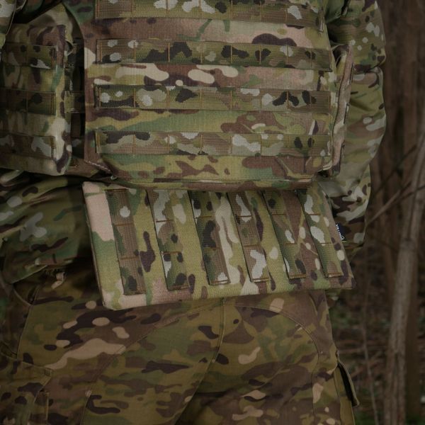 Захист попереку з балістичним пакетом 1 клас захисту Militex cordura USA Multicam 3758 фото