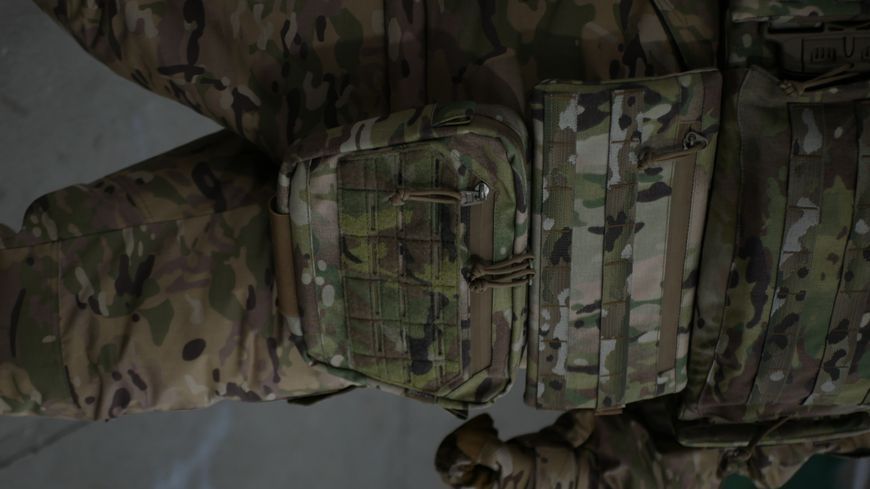 Сумка-напашник с баллистической защитой 1 класса Militex XL Cordura original USA Мультикам 14277 фото