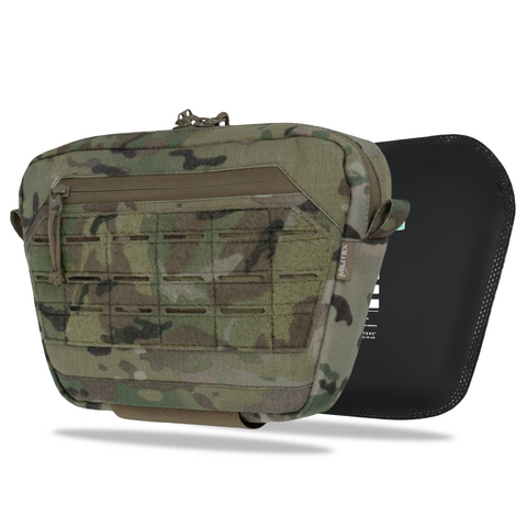 Сумка-напашник с баллистической защитой 2 класс Militex XL Cordura original USA Мультикам 14278 фото