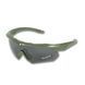 Тактичні окуляри Polarized uv400 C5 з 3 лінзами та Хакі оправа 6905 фото 2