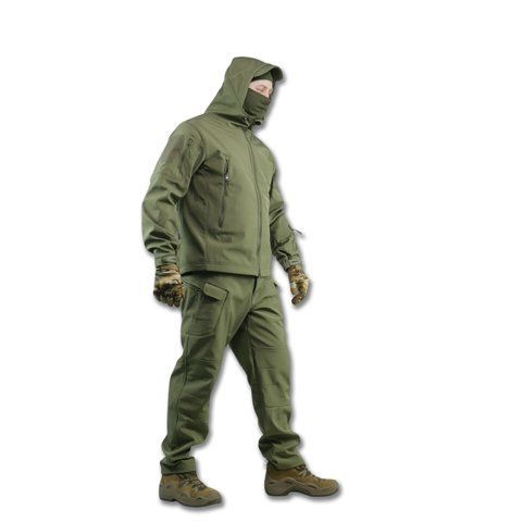Тактический демисезонный костюм Softshell Олива 10982 фото