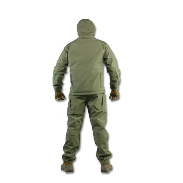 Тактический демисезонный костюм Softshell Олива 10982 фото