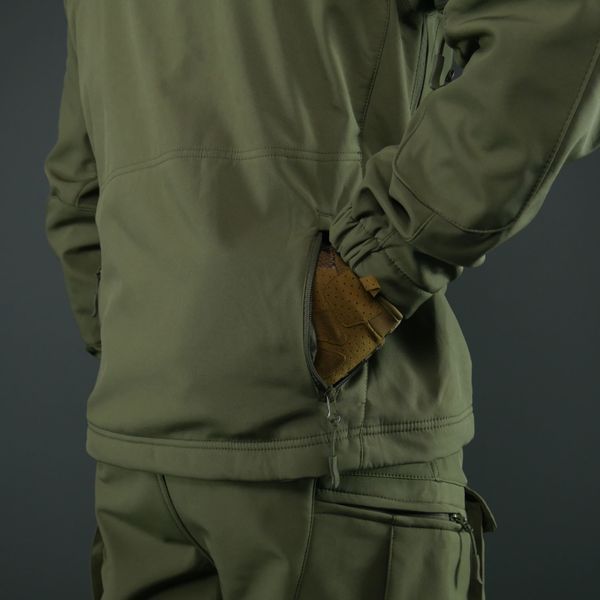 Тактический демисезонный костюм Softshell Олива 10982 фото
