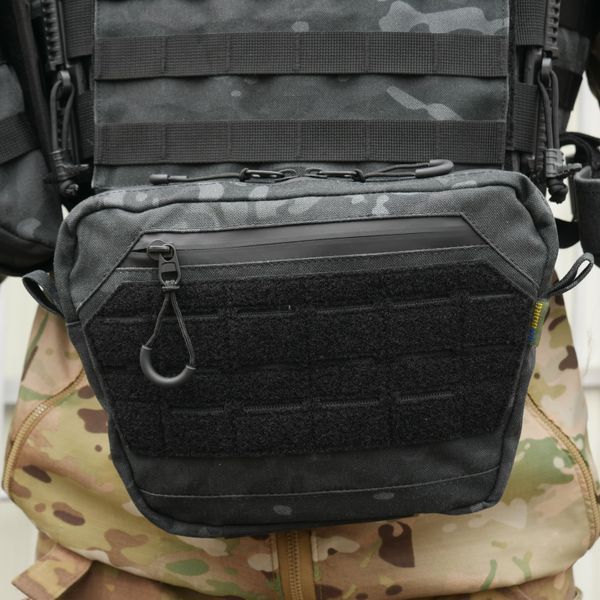 Сумка-напашник XL с баллистическим пакетом 1 класс защиты Kiborg GU Сordura Dark Multicam 3959 фото