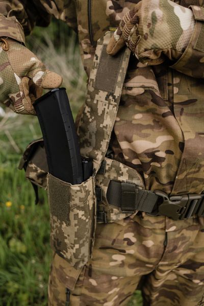 Підсумок під 2 магазина KIBORG GU Double Mag Pouch Піксель 3857 фото