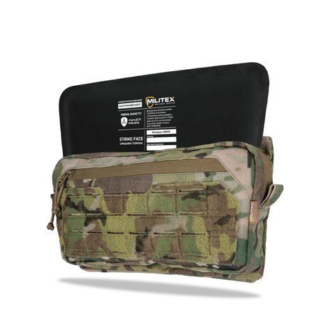 Подсумок под защиту живота Militex Мультикам из Cordura original USA (M) с баллистической защитой 2 класса 16502 фото