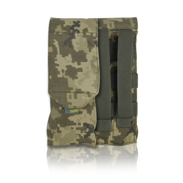 Підсумок під 2 магазина KIBORG GU Double Mag Pouch Піксель 3857 фото