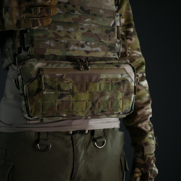 Подсумок под защиту живота Militex Мультикам из Cordura original USA (L) с баллистической защитой 2 класса 16503 фото