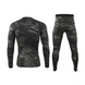 Термобілизна чорний мультикам ESDY Tactical Thermal 10929 фото 2