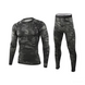 Термобілизна чорний мультикам ESDY Tactical Thermal 10929 фото 1