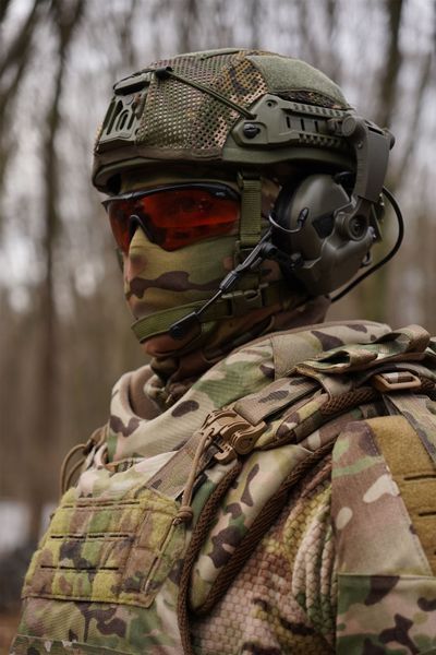 Защита шеи mod. 1 с баллистической защитой 2 класс Militex cordura USA Мультикам 10936 фото
