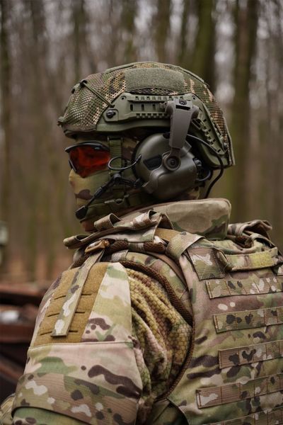 Защита шеи mod. 1 с баллистической защитой 2 класс Militex cordura USA Мультикам 10936 фото