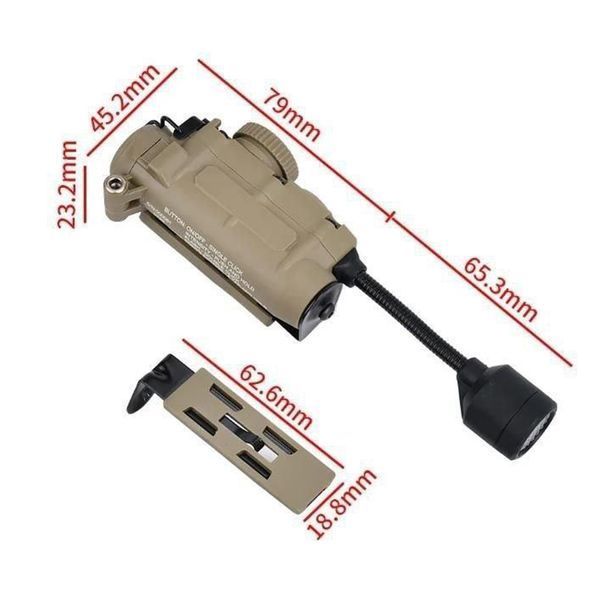 Фонарик на шлем Sidewinder MPLS 5LED + IFF маячок 6731 фото