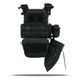 Комплект плитоноска Kiborg GU Gen.2 + 6 подсумков Черный Мультикам 4327 фото 6