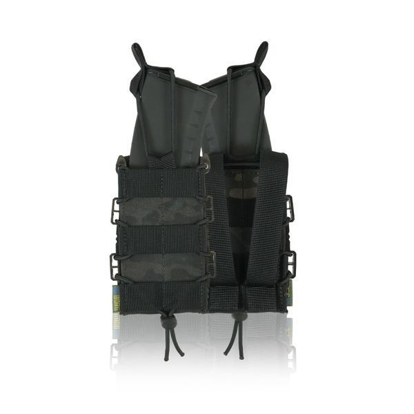 Усиленный подсумок Kiborg GU Single Mag Pouch Черный мультикам 3871 фото