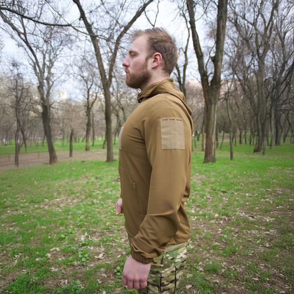 Куртка тактична Klost Double Weave HOOD койот KL-1949.1.S фото