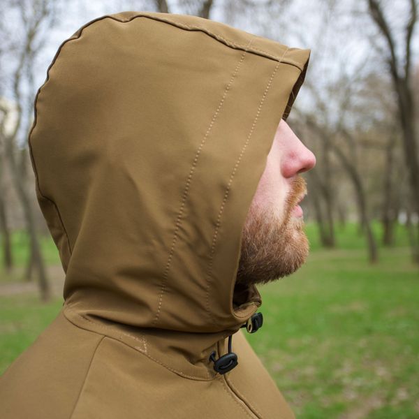 Куртка тактична Klost Double Weave HOOD койот KL-1949.1.S фото