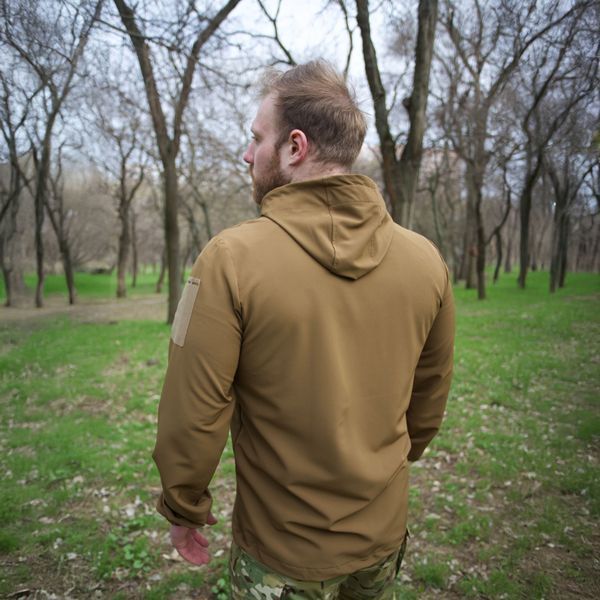 Куртка тактична Klost Double Weave HOOD койот KL-1949.1.S фото
