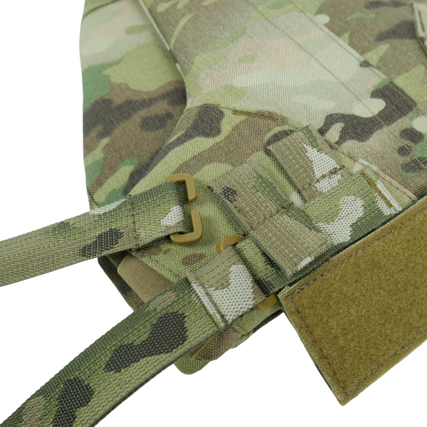Тройная защита паха/напашник с баллистической защитой 2 класс Militex cordura USA Мультикам 10951 фото