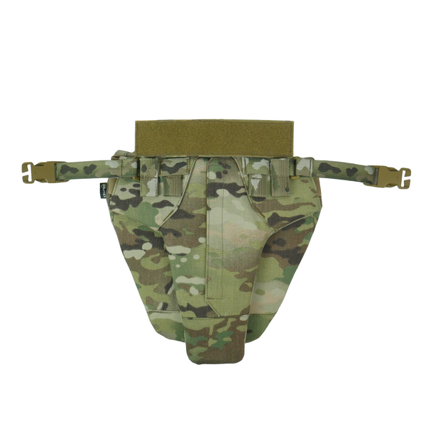 Тройная защита паха/напашник с баллистической защитой 2 класс Militex cordura USA Мультикам 10951 фото