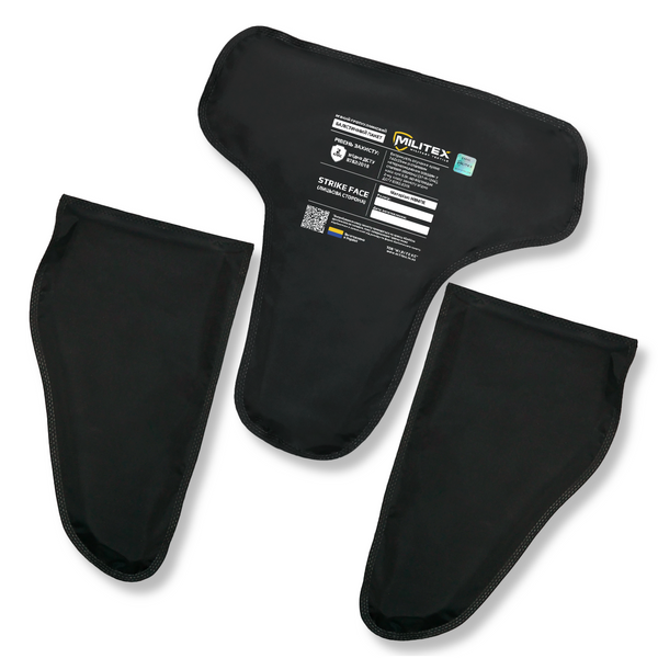 Тройная защита паха/напашник с баллистической защитой 2 класс Militex cordura USA Мультикам 10951 фото