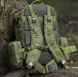 Тактичний рюкзак Molle Assault 55л + (3 органайзери) Олива 10891 фото 4