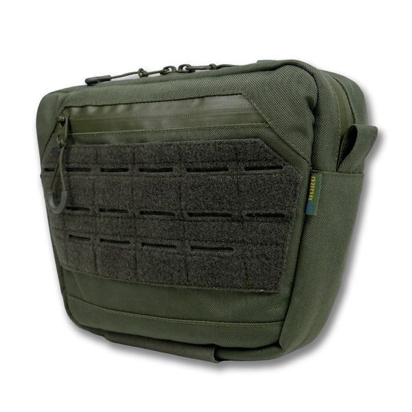 Сумка-напашник XL с баллистическим пакетом 1 класс защиты Kiborg GU Сordura Khaki 3783 фото